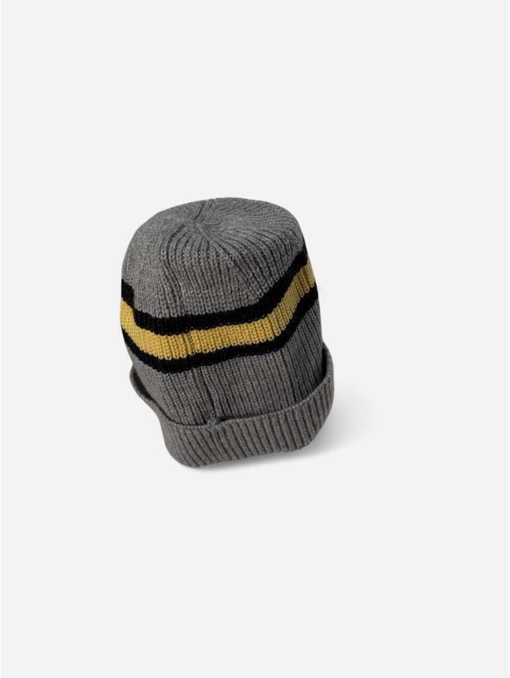 47 Brand Purdue Boilermakers Grey Knit Beanie Hat‎ NCAA Cuffed Stripe - Picture 4 of 6